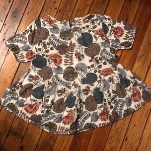 Floral Peplum Top